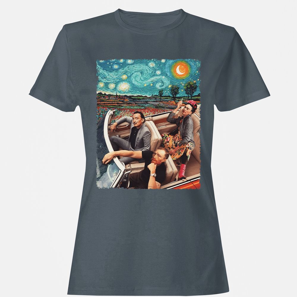 Women's T-Shirt - 74GEV9ZB - Charcoal - 3