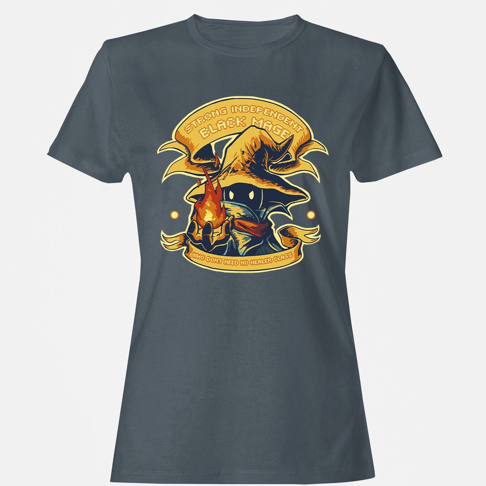 Women's T-Shirt - Y2Q1R6UF - Charcoal - 3