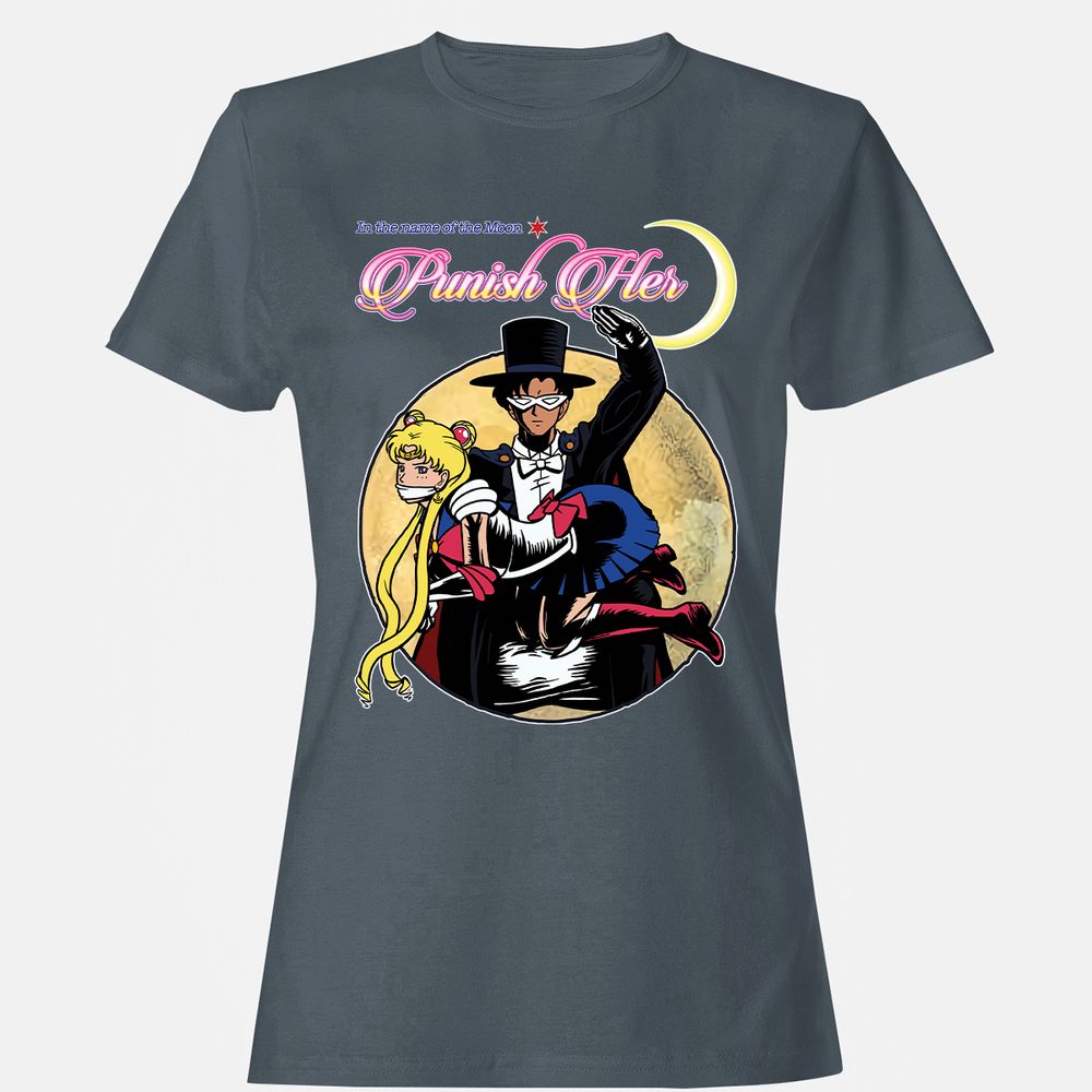 Women's T-Shirt - 3DCZBR6B - Charcoal - 3