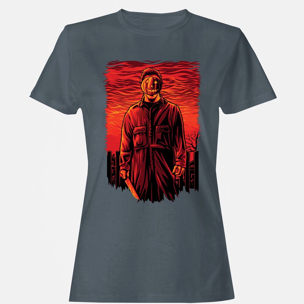 Women's T-Shirt - UZMW9HD7 - Charcoal - 3