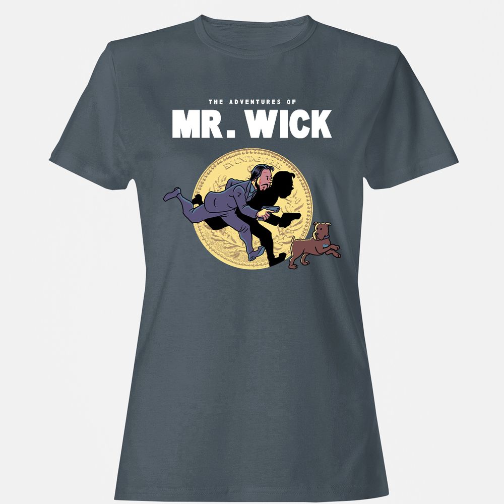Women's T-Shirt - H543DDQL - Charcoal - 3