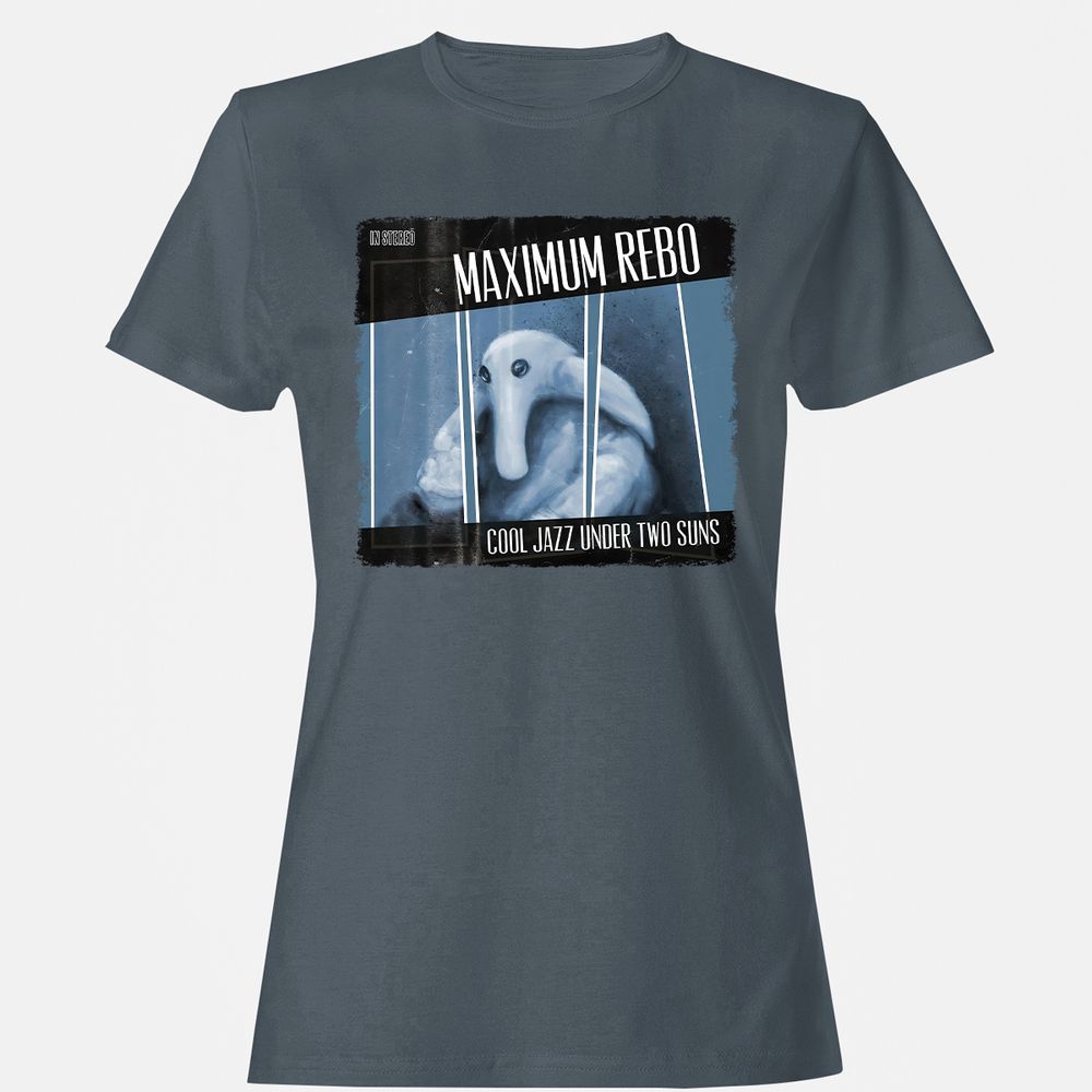 Women's T-Shirt - 5FQCT8D4 - Charcoal - 3