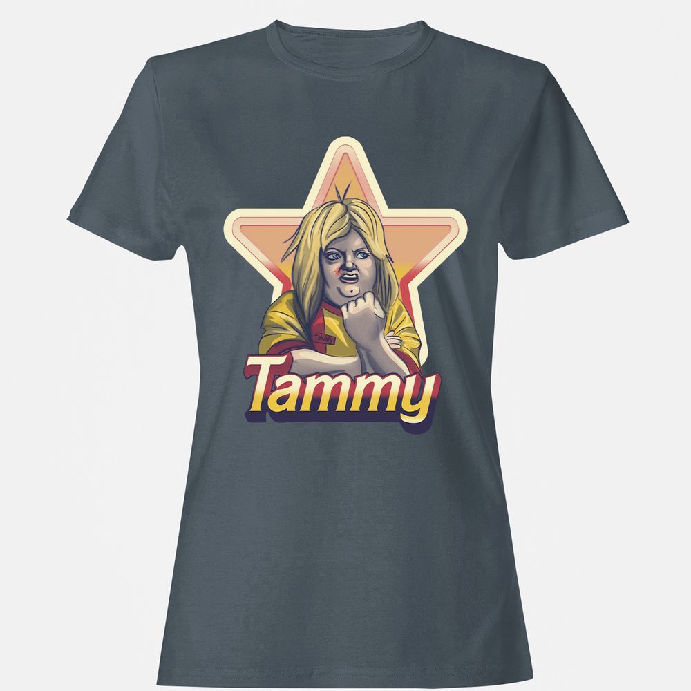 Women's T-Shirt - SC7Z3VBG - Charcoal - 3