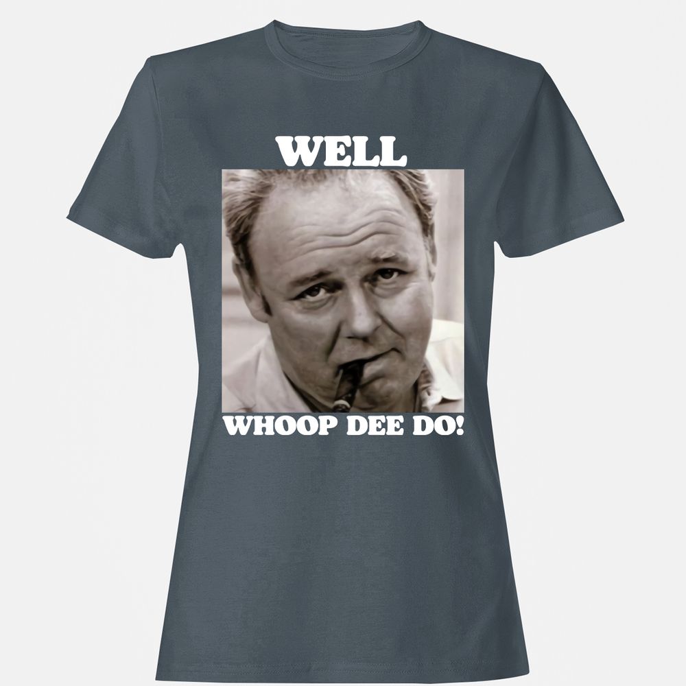Funny 70s Tv Quote Whoop Dee Do - Charcoal - 3