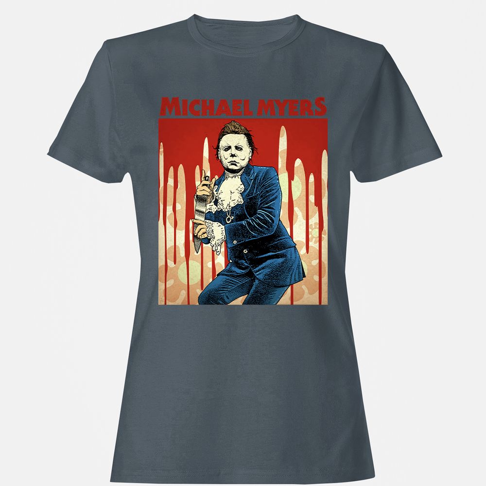 Women's T-Shirt - BT5GQTB9 - Charcoal - 3