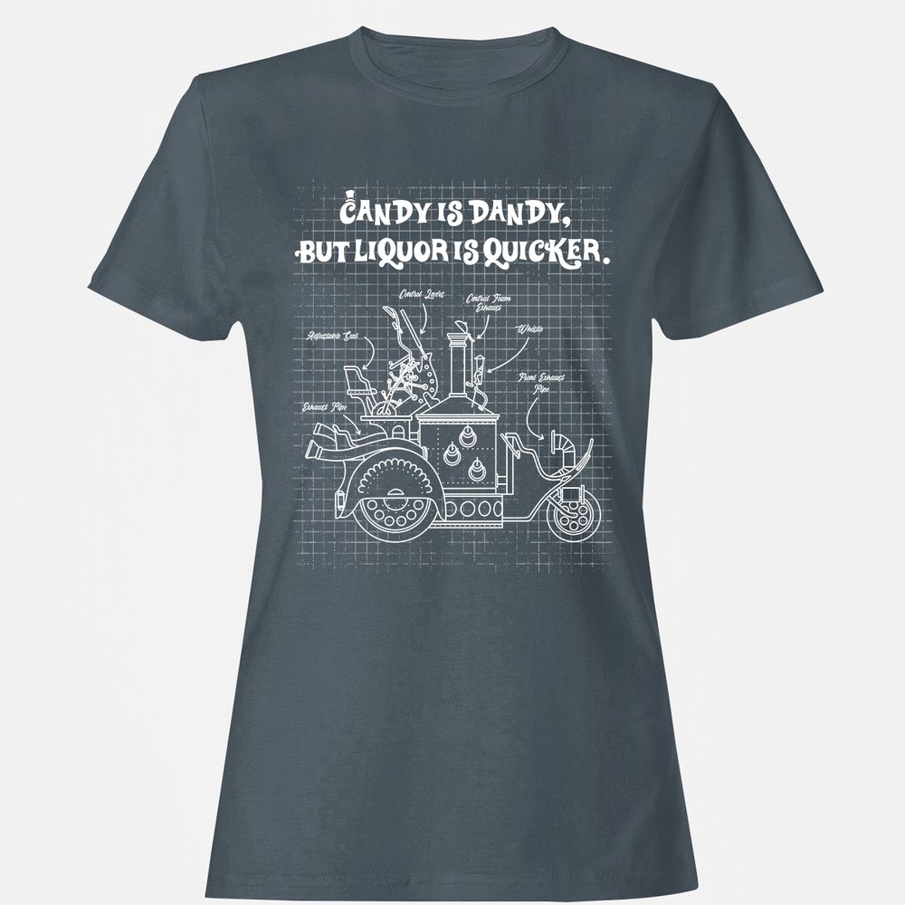 Women's T-Shirt - 11QSFSF2 - Charcoal - 3