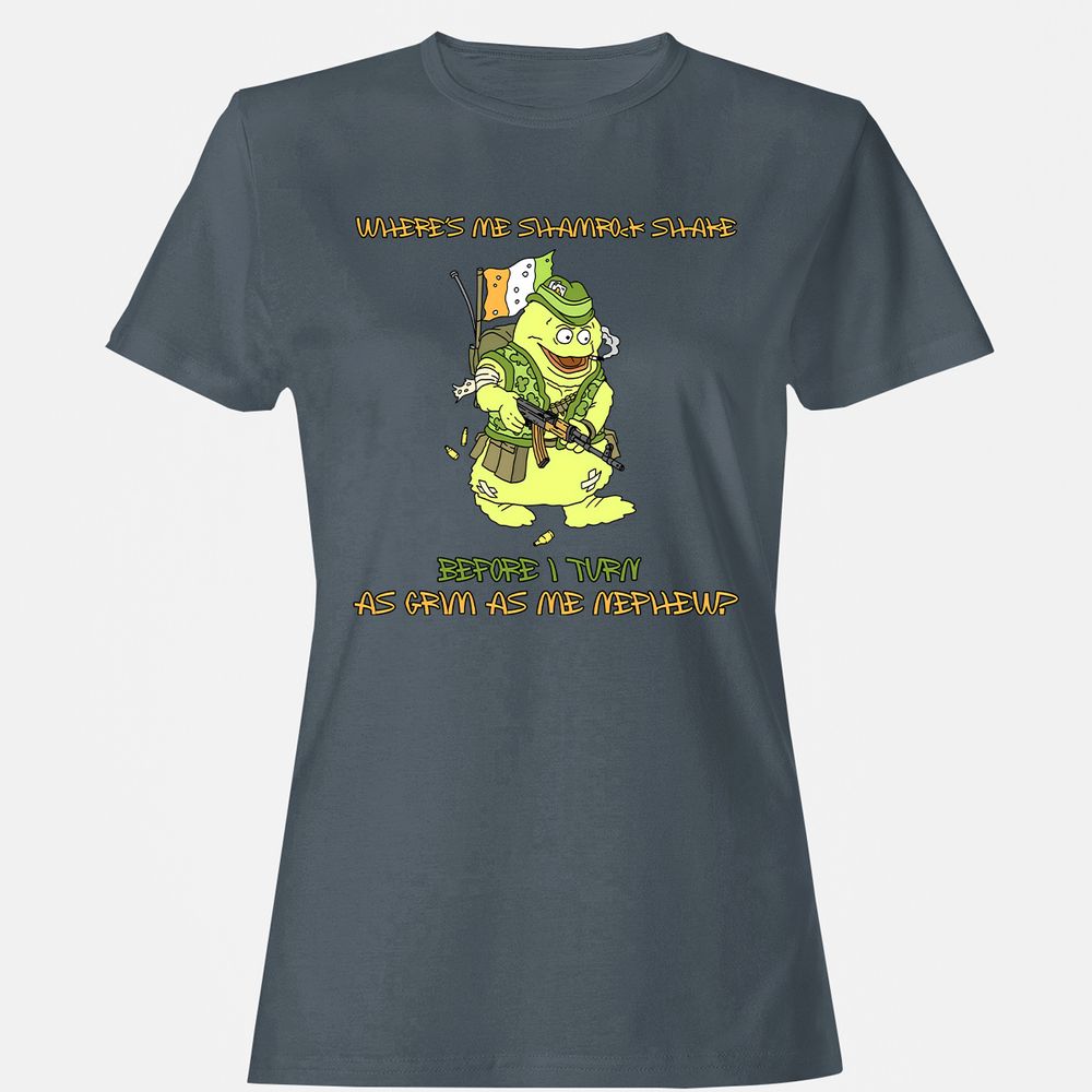 Women's T-Shirt - 446WDBUE - Charcoal - 3