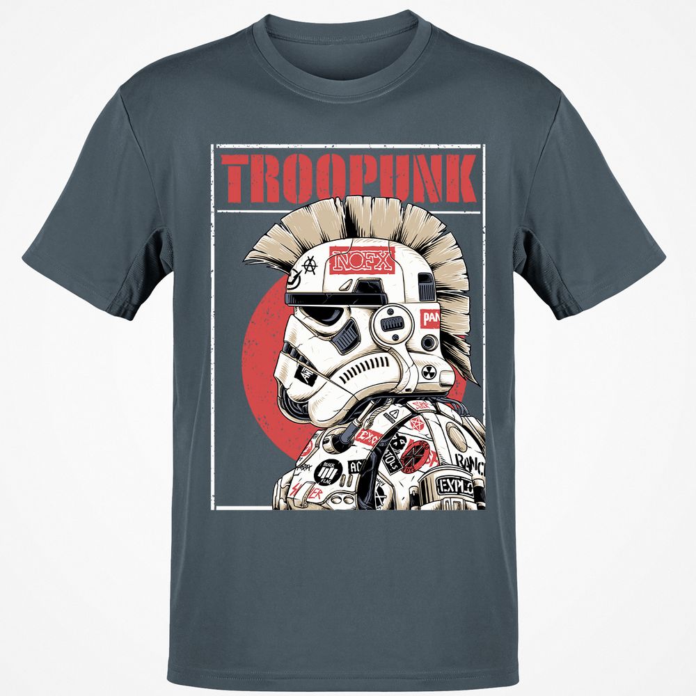 Classic Unisex T-Shirt - X9CVQZPA - Charcoal - 3