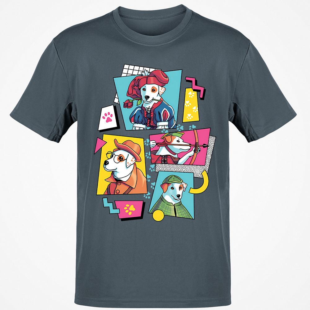 Classic Unisex T-Shirt - V7GBKZZE - Charcoal - 3