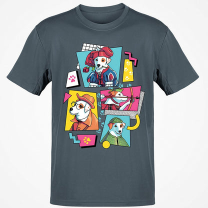 Classic Unisex T-Shirt - V7GBKZZE - Charcoal - 3