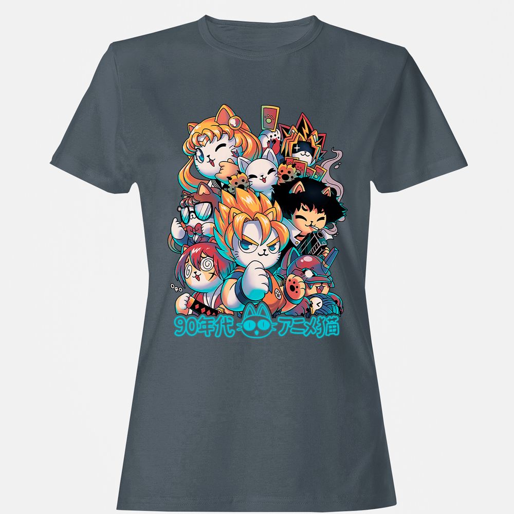 Women's T-Shirt - 2Z4CZQ69 - Charcoal - 3