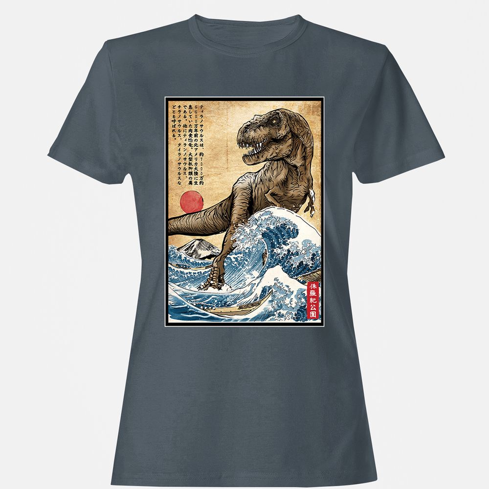 Women's T-Shirt - ZRC2SFSX - Charcoal - 3