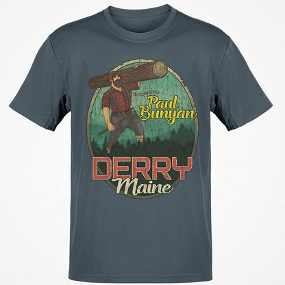 Derry Birthplace of Paul Bunyan - Charcoal - 3