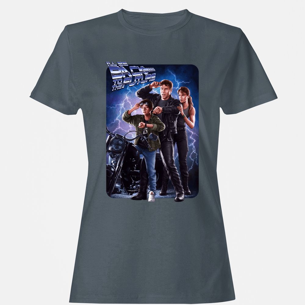 Women's T-Shirt - QB1G4DRN - Charcoal - 3