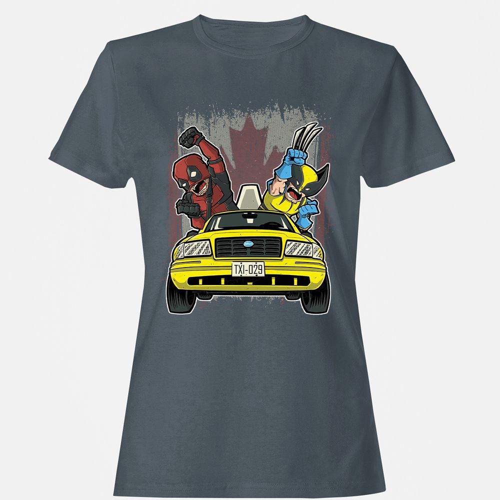 Women's T-Shirt - Q2T9R866 - Charcoal - 3