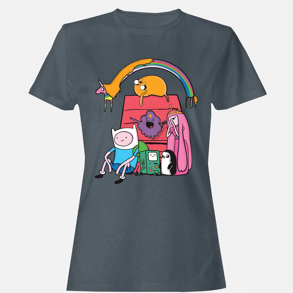 Women's T-Shirt - F6DZKW41 - Charcoal - 3