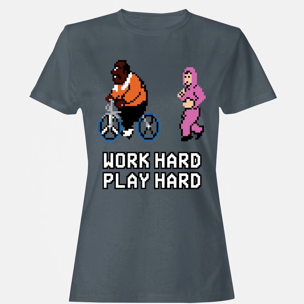 Women's T-Shirt - 8U8EEMDM - Charcoal - 3