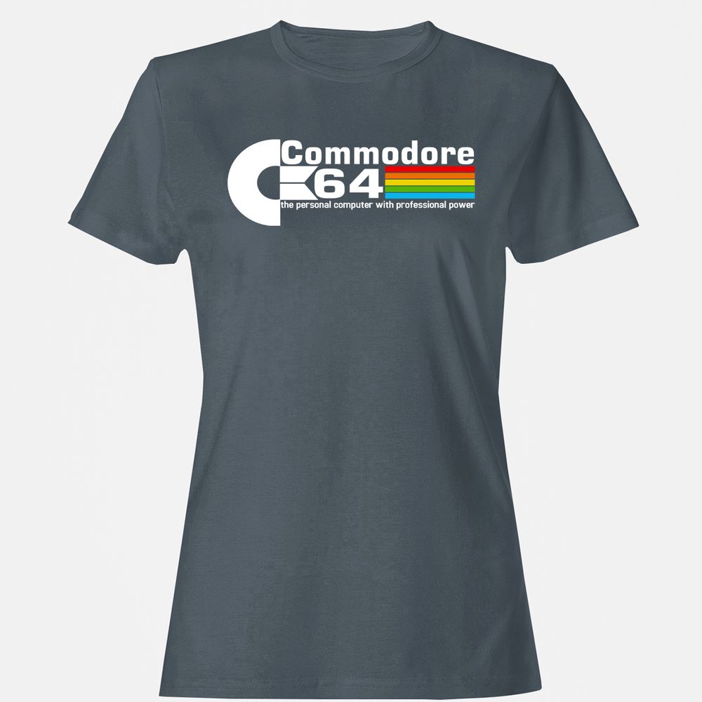 Women's T-Shirt - 7YAXPW9E - Charcoal - 3