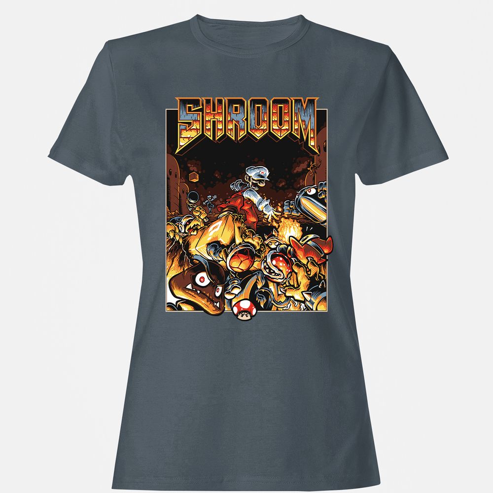 Women's T-Shirt - E51NDWD4 - Charcoal - 3