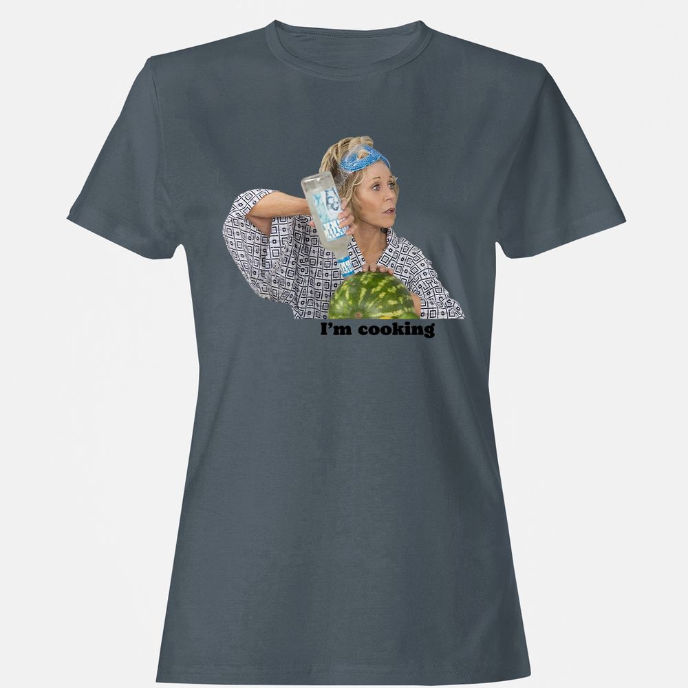Women's T-Shirt - A6FL95N7 - Charcoal - 3