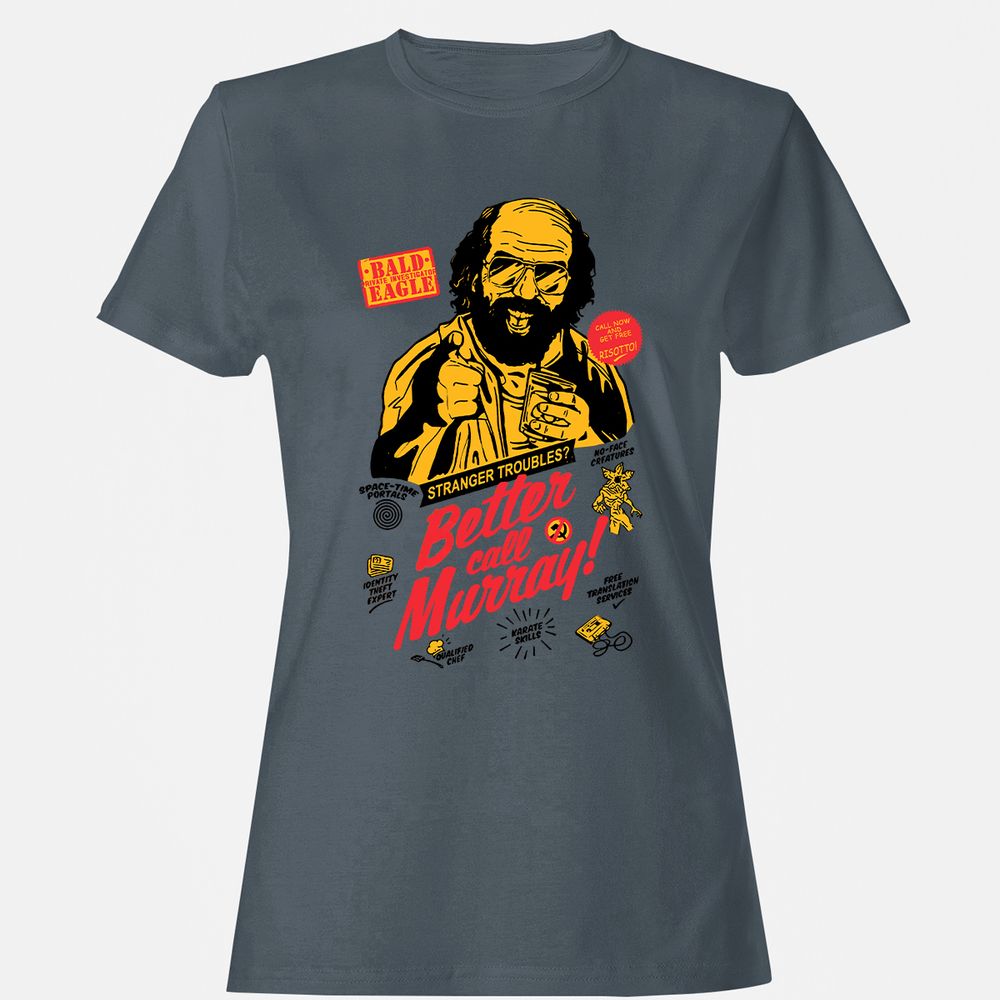 Women's T-Shirt - RU99P7PJ - Charcoal - 3