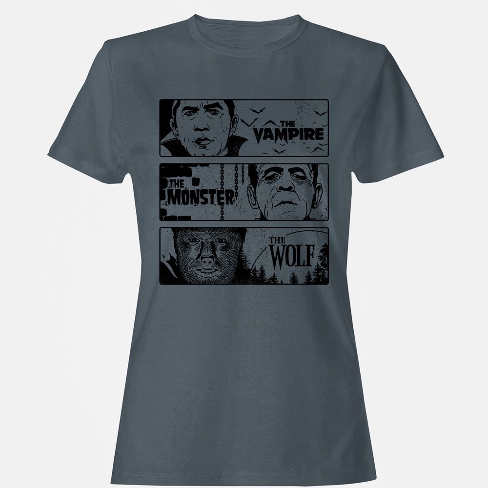Women's T-Shirt - AQ17CW9N - Charcoal - 3
