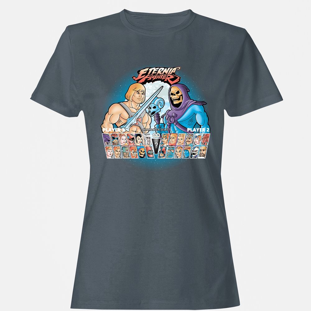 Women's T-Shirt - Y2Q9FJB1 - Charcoal - 3