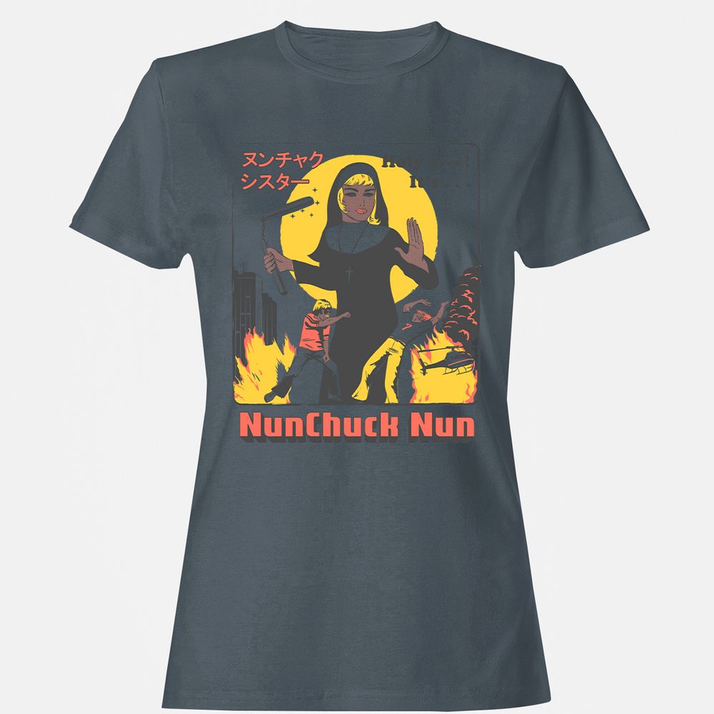 Women's T-Shirt - H7G44PSB - Charcoal - 3