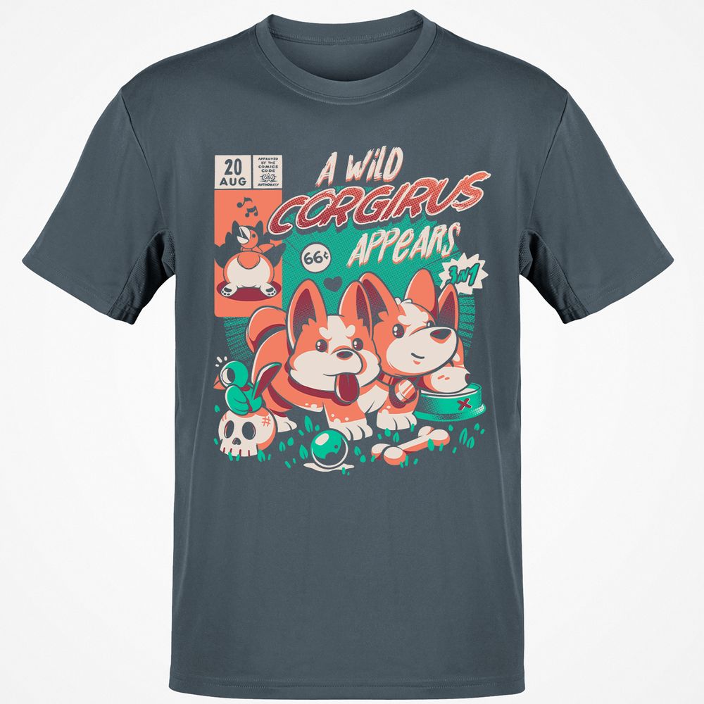 Classic Unisex T-Shirt - VAXW8GQP - Charcoal - 3