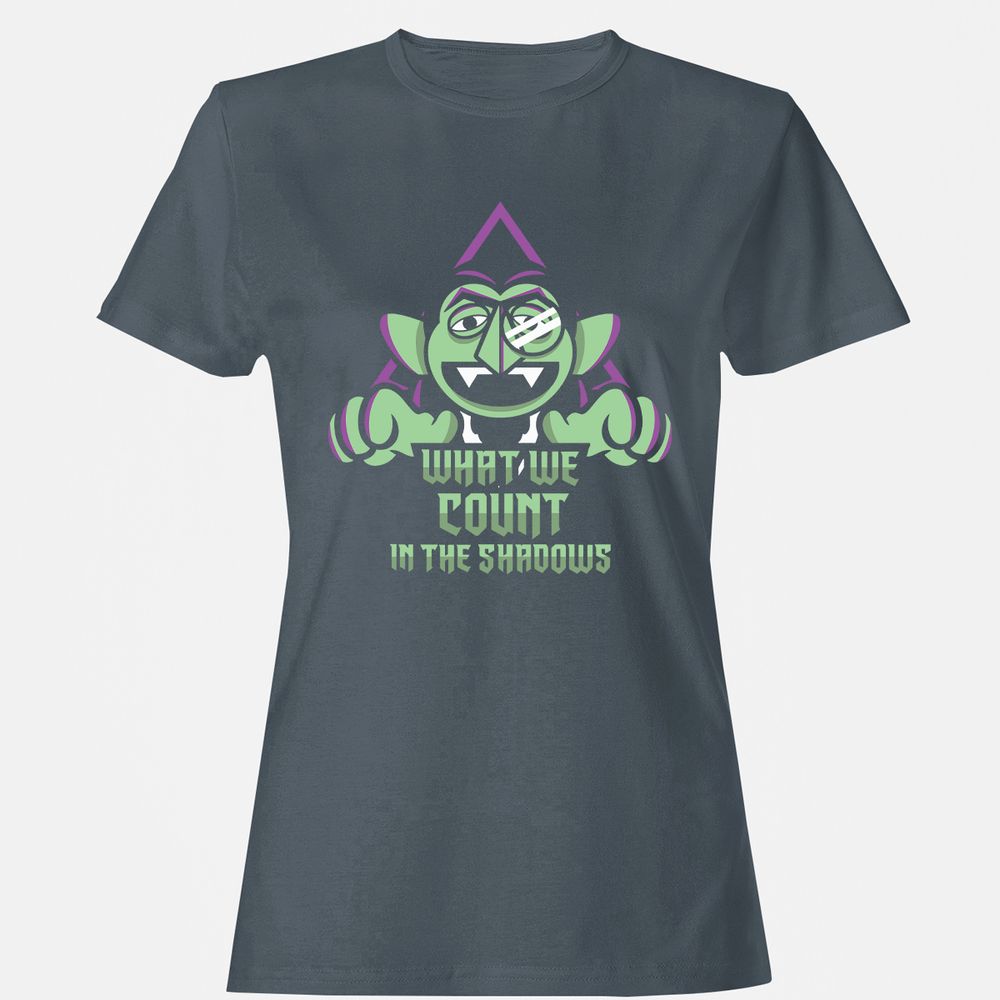 Women's T-Shirt - 11L7R1VQ - Charcoal - 3