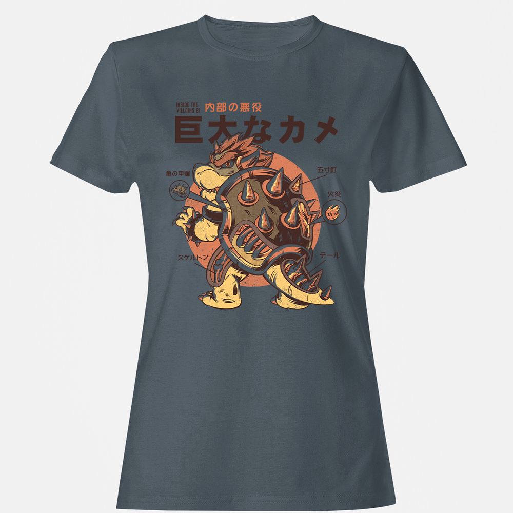Women's T-Shirt - P6D6PFKF - Charcoal - 3