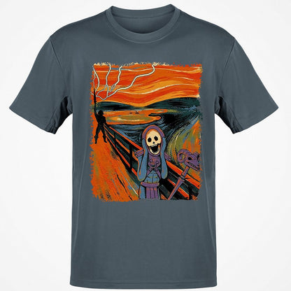 Classic Unisex T-Shirt - RX9WU1QH - Charcoal - 3