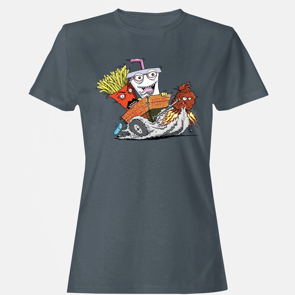 Women's T-Shirt - RK41ZNJW - Charcoal - 3