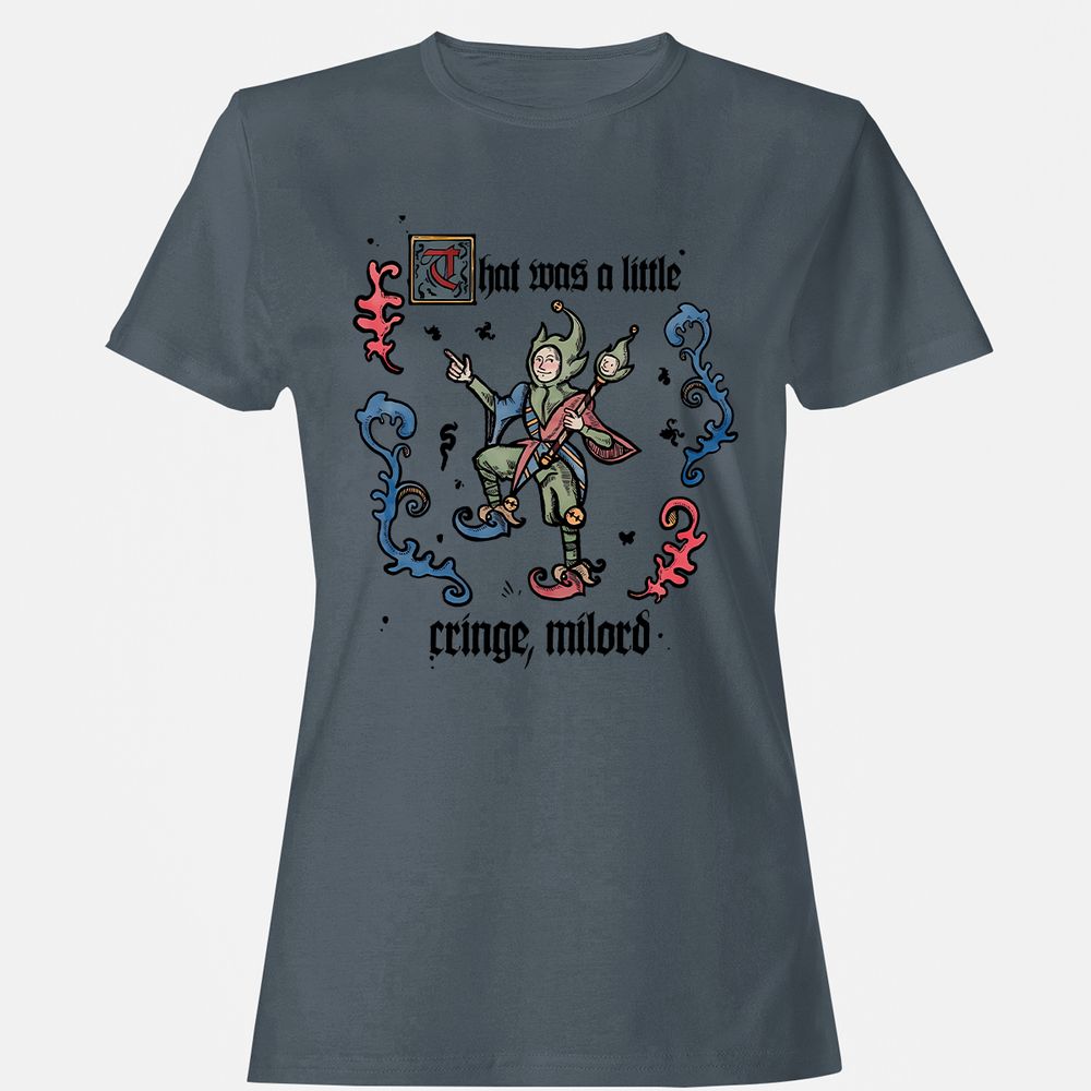 Women's T-Shirt - 1P81LAFN - Charcoal - 3