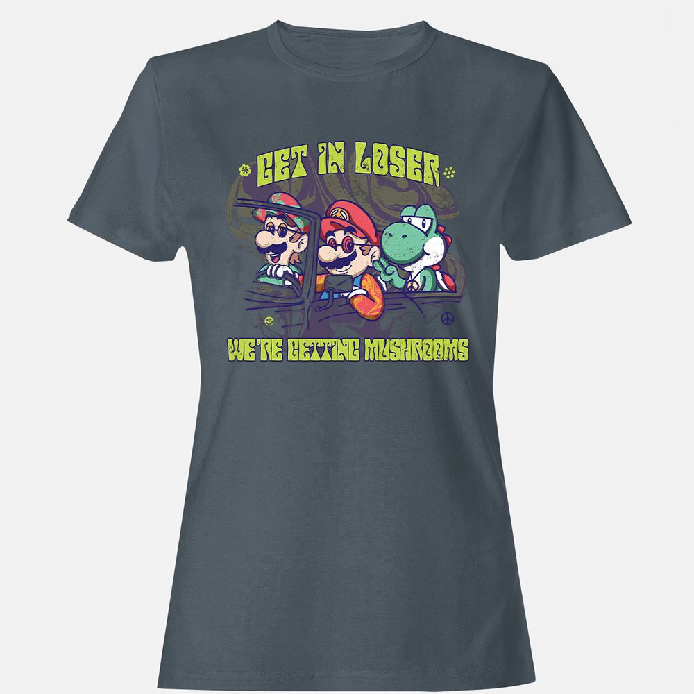 Women's T-Shirt - XHUJWZJQ - Charcoal - 3