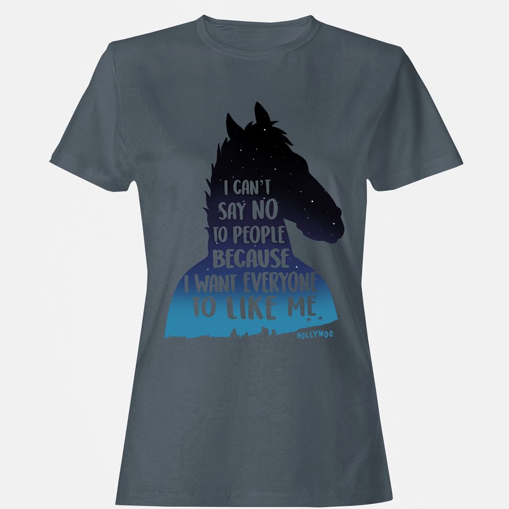 Women's T-Shirt - QAMES5GT - Charcoal - 3