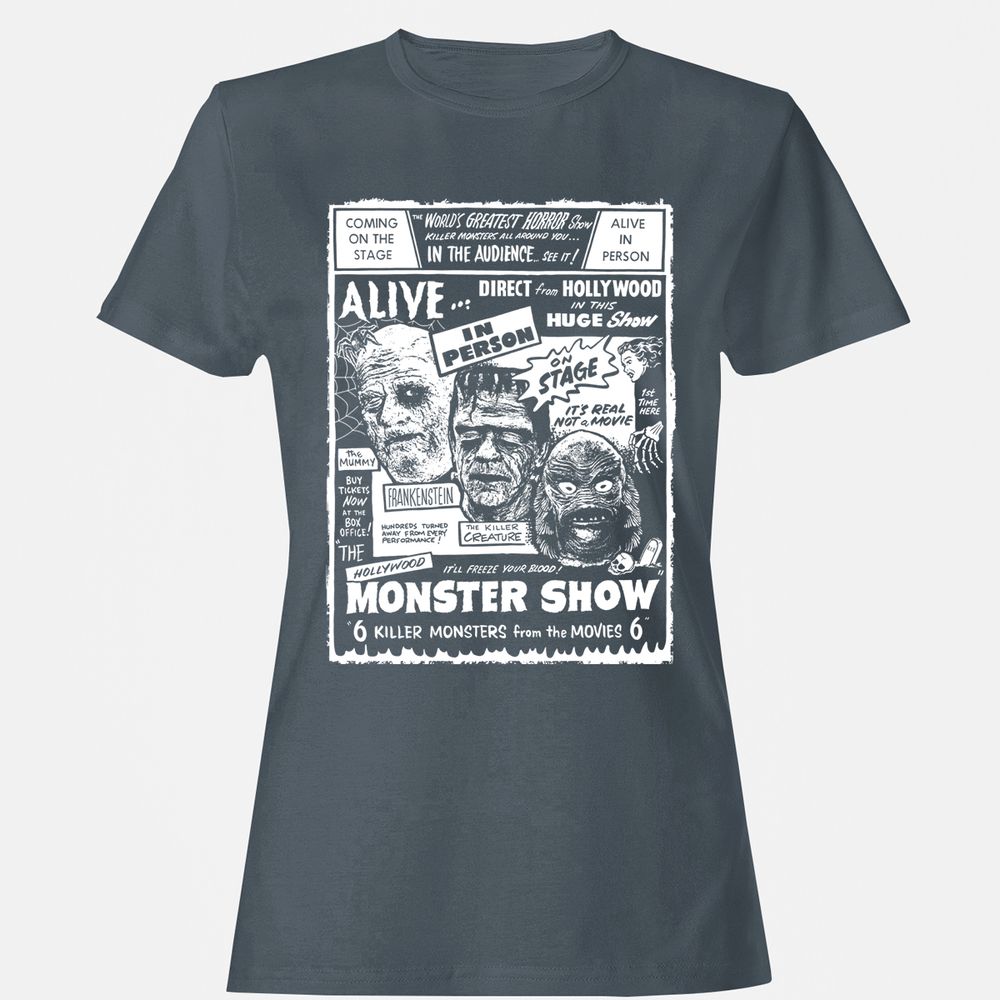 Women's T-Shirt - Y1XHK1AR - Charcoal - 3