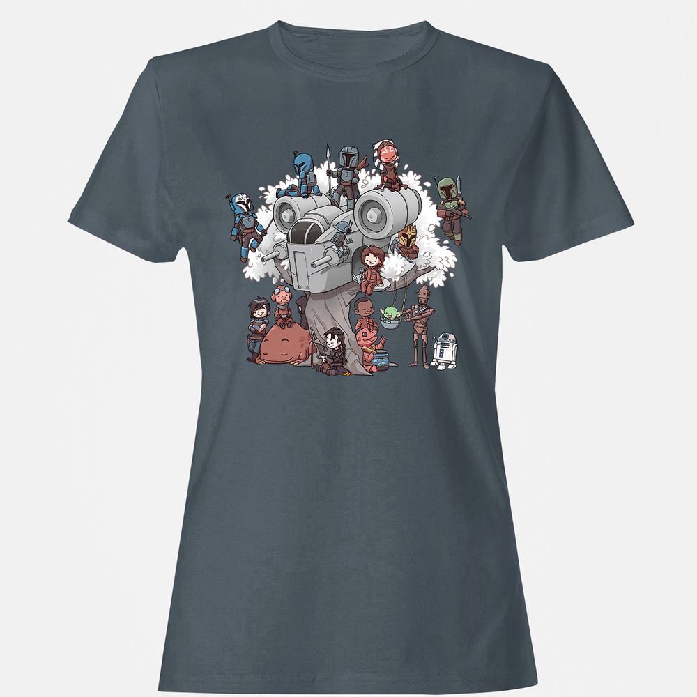 Women's T-Shirt - EXTLK7RN - Charcoal - 3