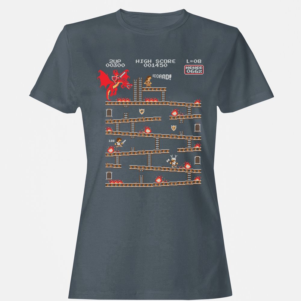 Women's T-Shirt - 2PFSASYE - Charcoal - 3