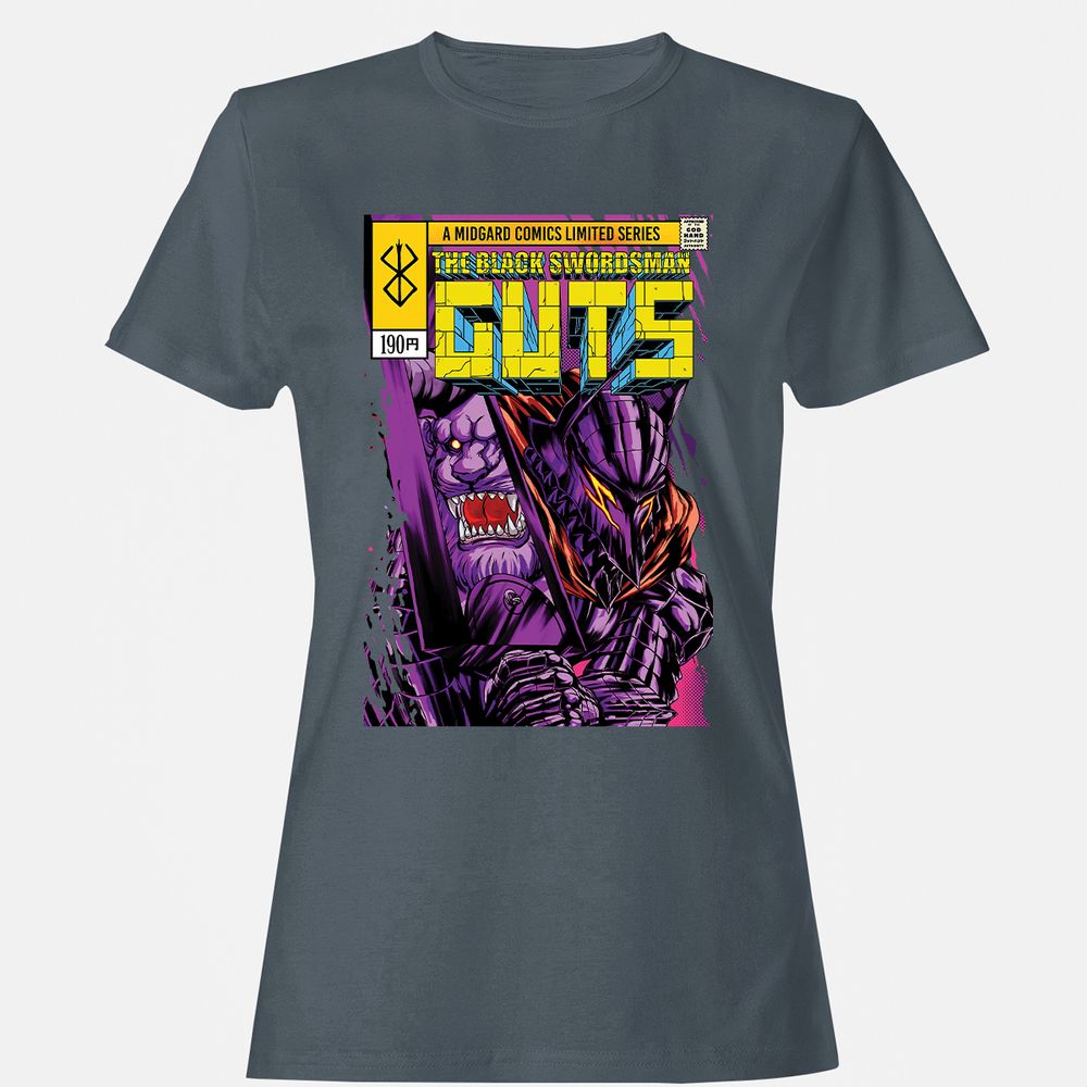 Women's T-Shirt - NFVX4RFQ - Charcoal - 3