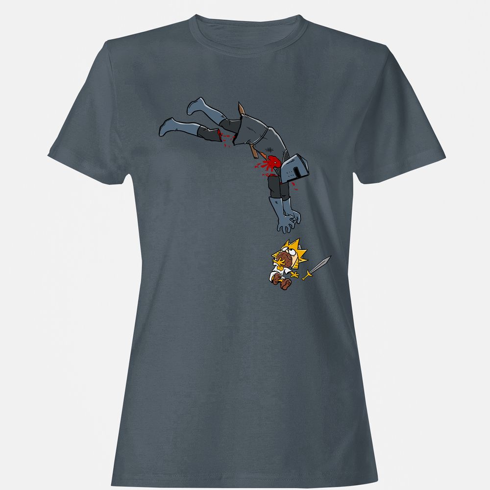Women's T-Shirt - Z7MLTEQ4 - Charcoal - 3