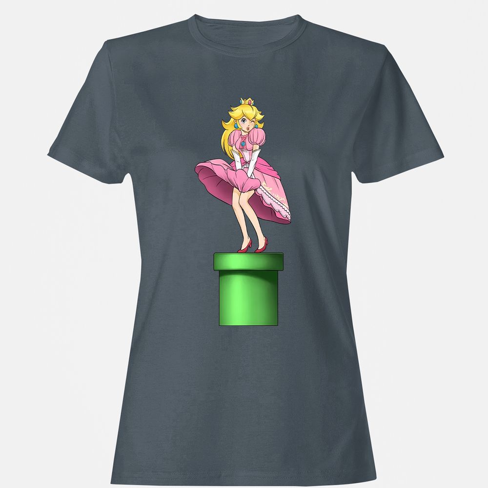 Women's T-Shirt - AQZ49JGR - Charcoal - 3