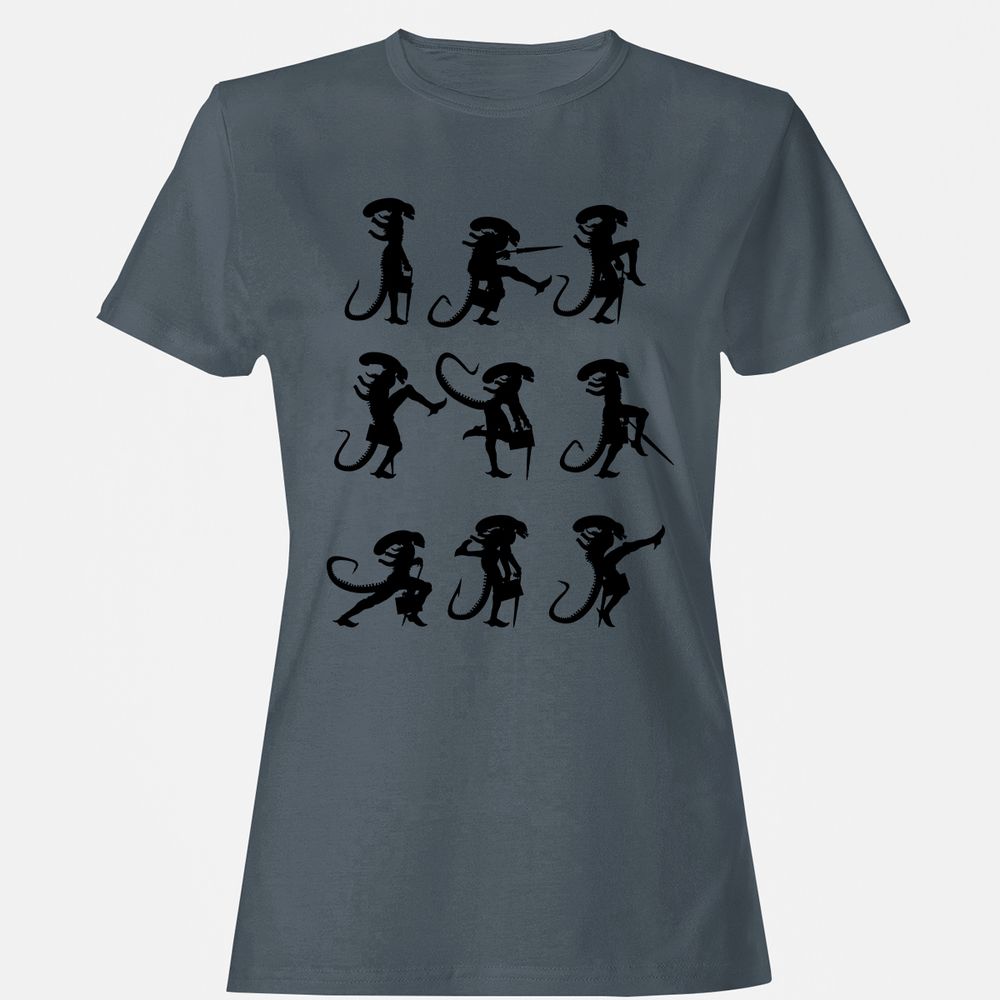 Women's T-Shirt - EGV4V9UD - Charcoal - 3