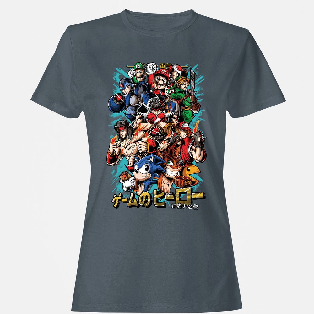 Women's T-Shirt - D5XTD25L - Charcoal - 3