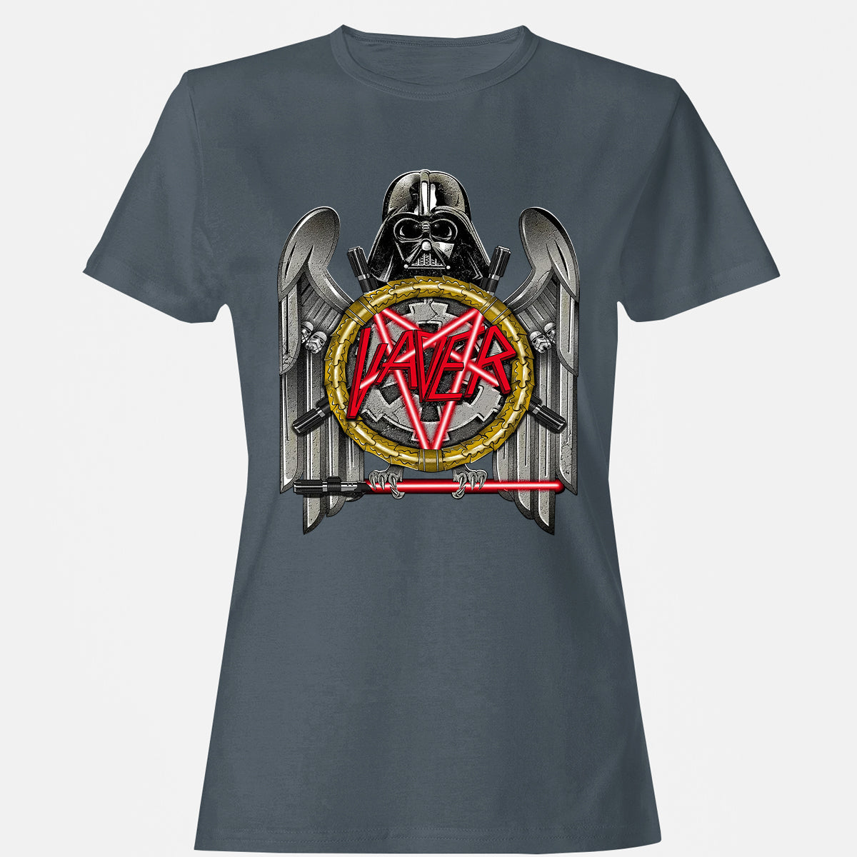 Women's T-Shirt - 3ZP3AUBE - Charcoal - 3