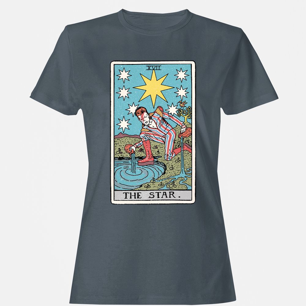 Women's T-Shirt - Q9YRQPHQ - Charcoal - 3