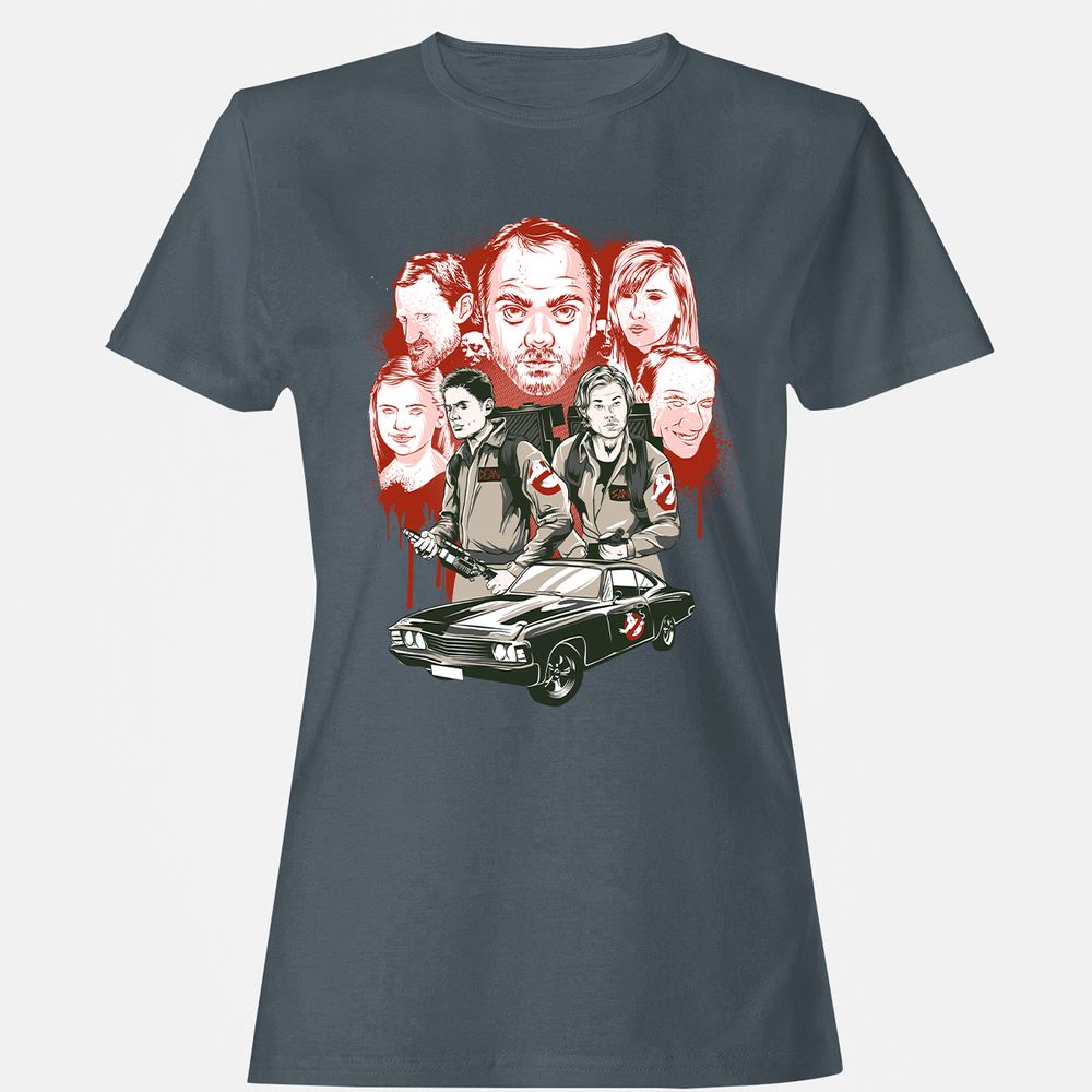Women's T-Shirt - UH87F7WW - Charcoal - 3