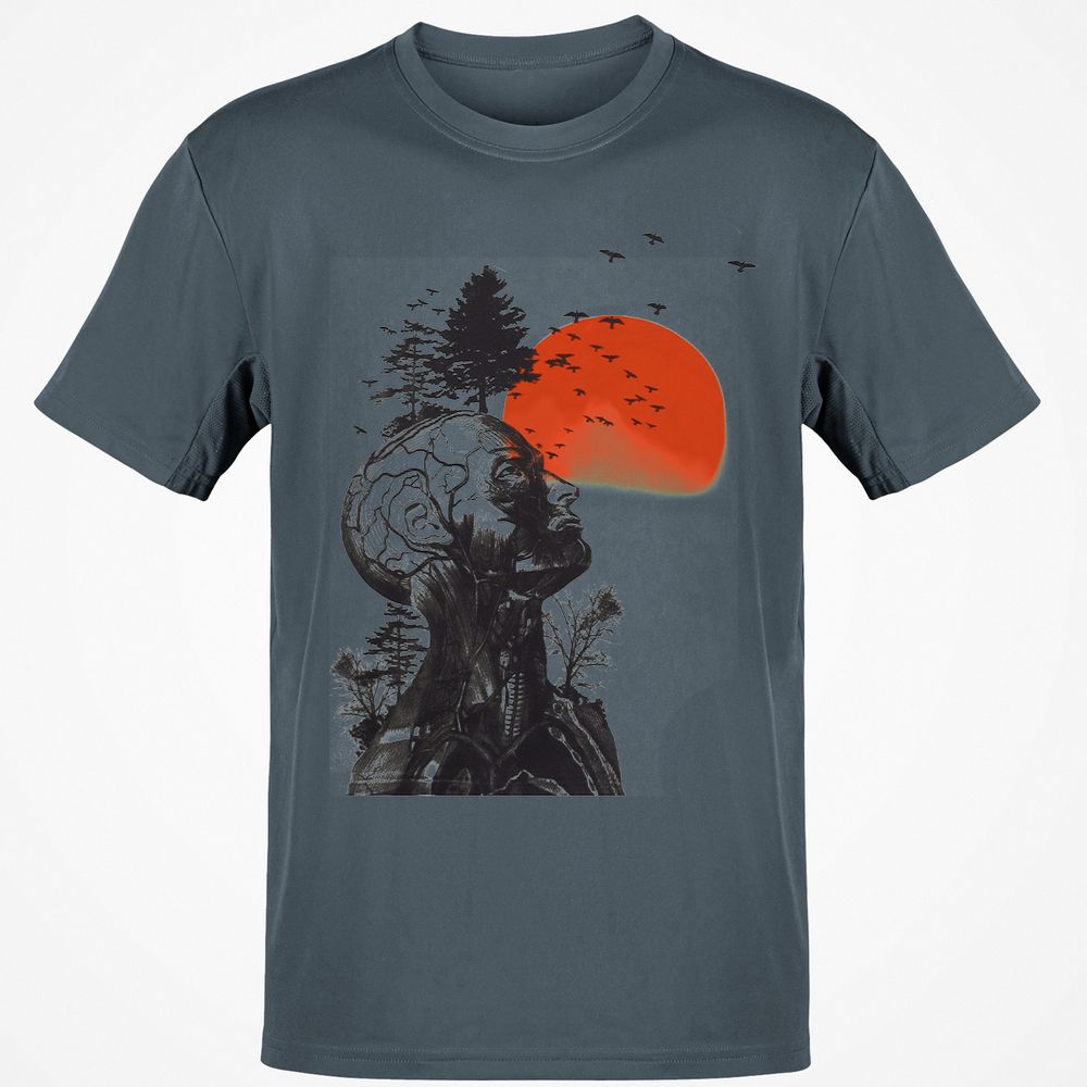 Classic Unisex T-Shirt - WZW1C5GD - Charcoal - 3