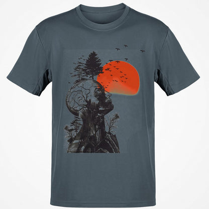 Classic Unisex T-Shirt - WZW1C5GD - Charcoal - 3