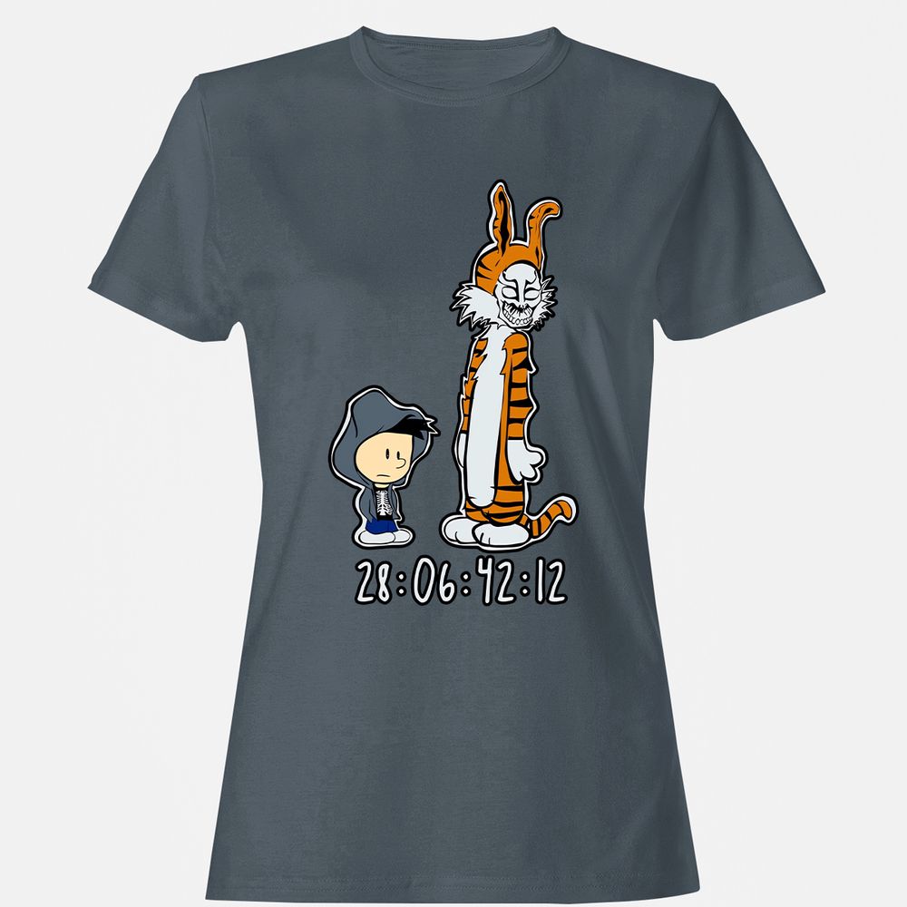Women's T-Shirt - 46XUCS86 - Charcoal - 3